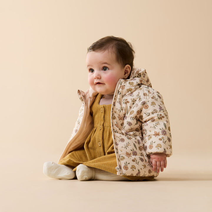 Maple Glow Puffer Jacket - Maple Glow