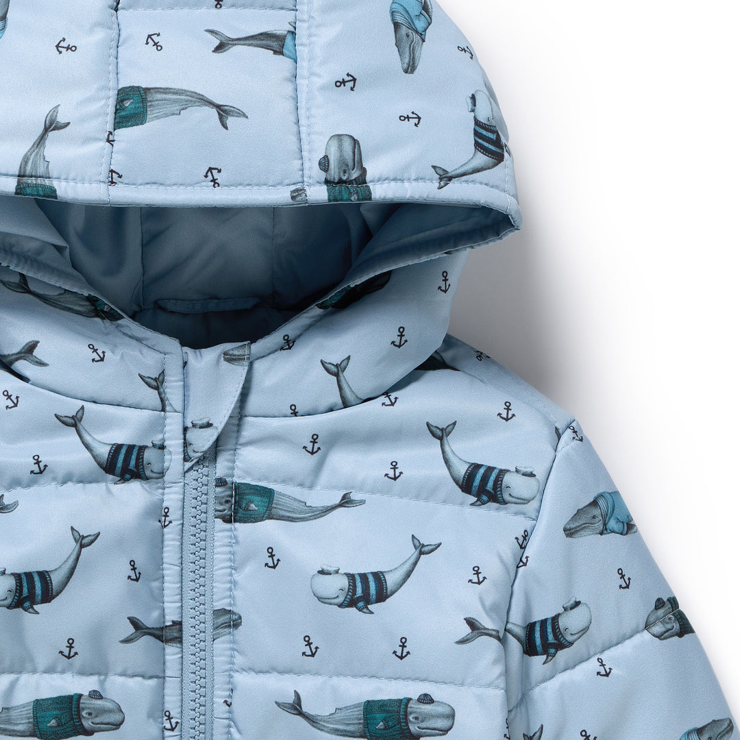 Woolly Whales Puffer Jacket