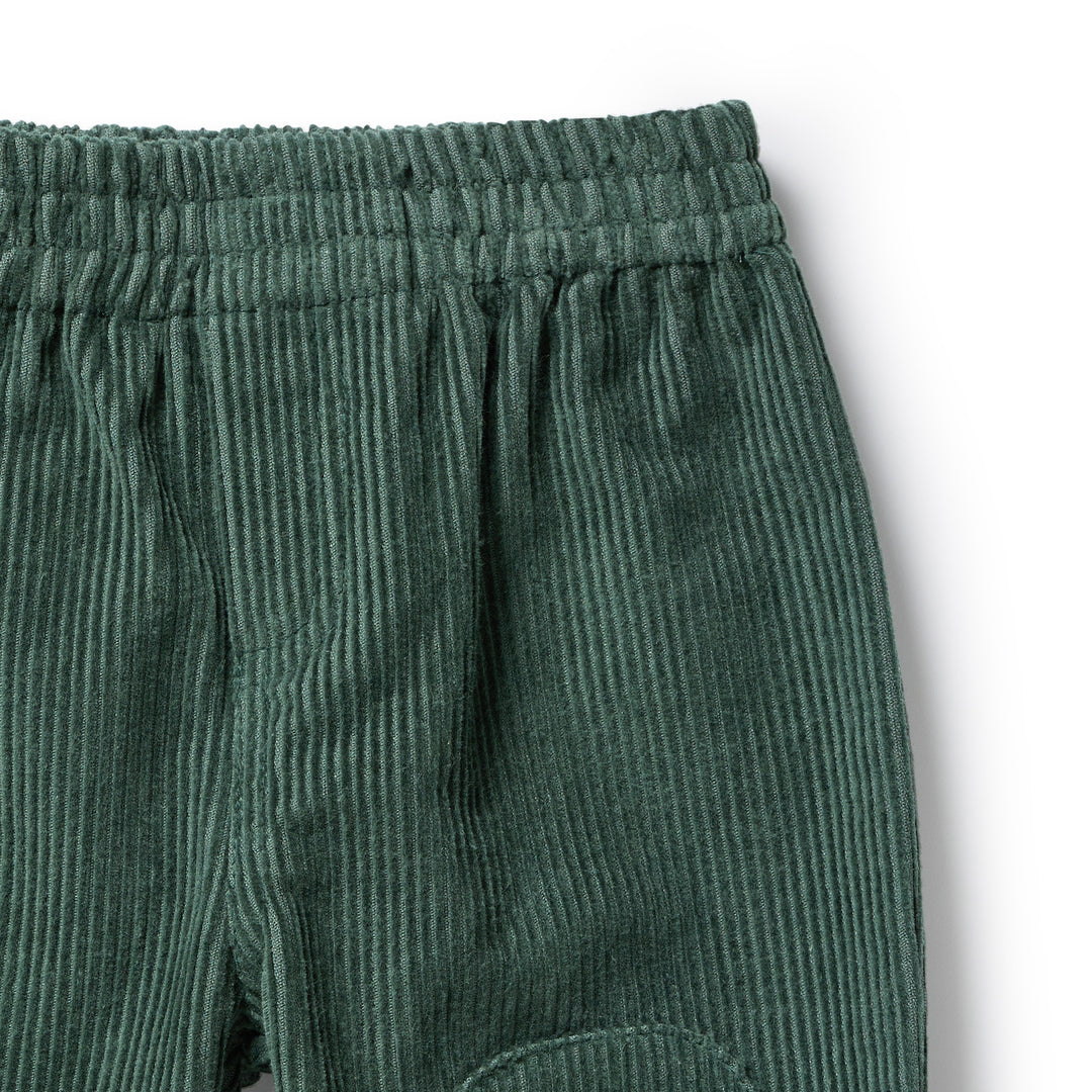 Moss Green Organic Cord Pant