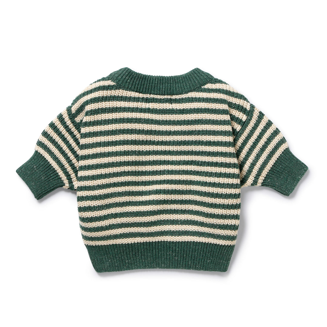 Clover Organic Knitted Stripe Jumper