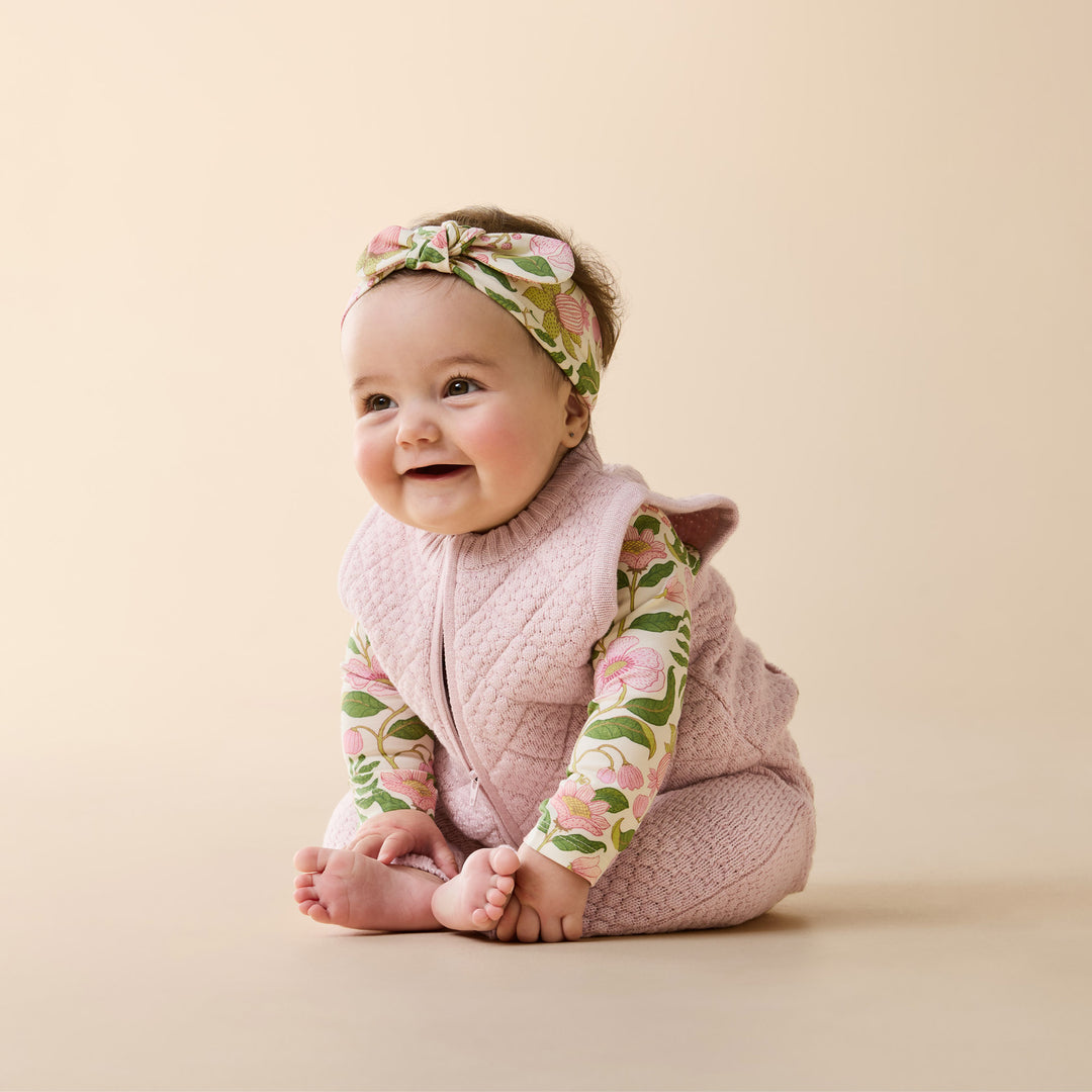 Marshmellow Organic Knitted Bubble Vest