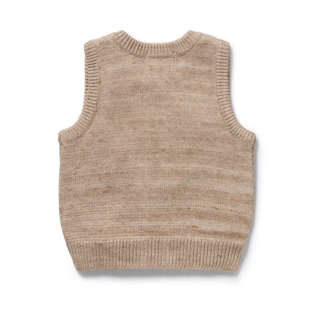 Sandstone Organic Knitted Vest