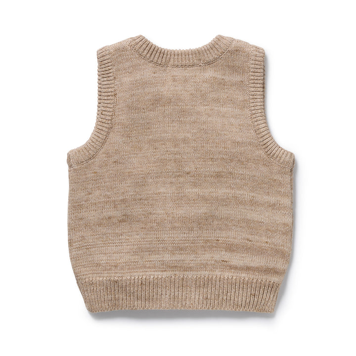 Sandstone Organic Knitted Vest