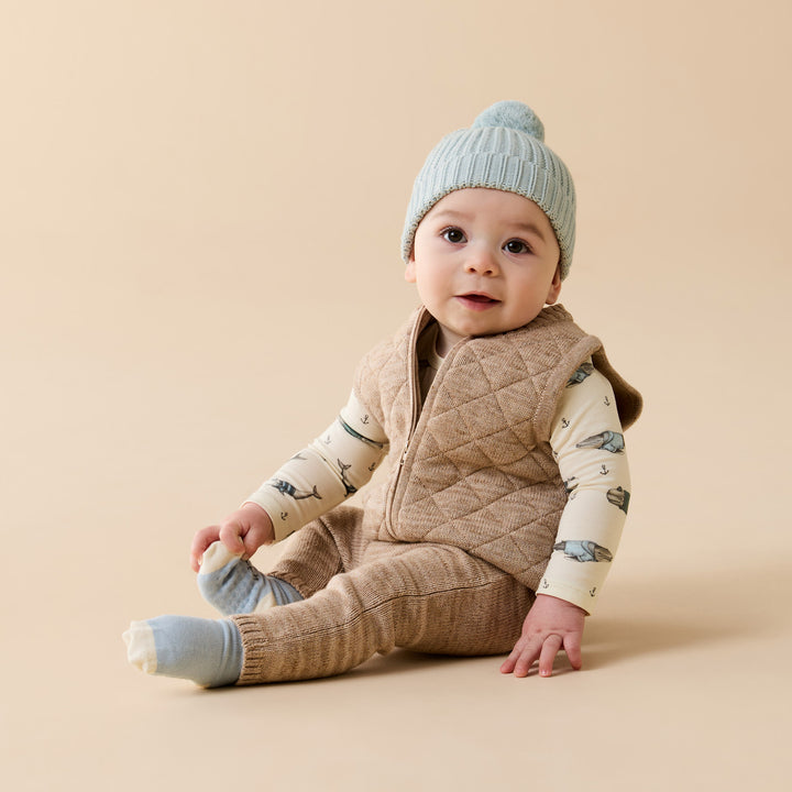 Sandstone Organic Knitted Vest