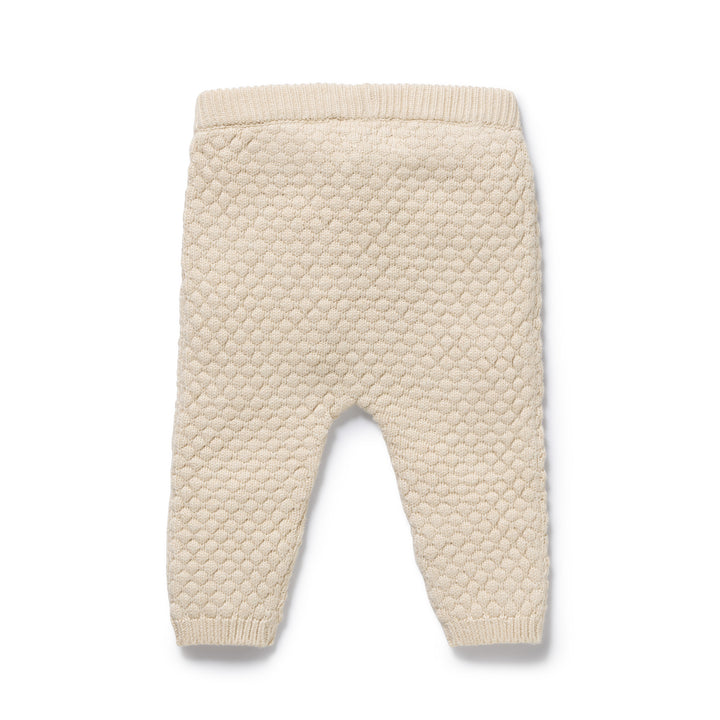 Cream Organic Knitted Bauble Legging