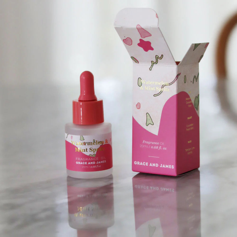 Bloom Collection - Watermelon & Mint Spritz  Felt Air Freshener