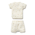 Wilson & Frenchy Baby outfit set with top and shorts on a white background