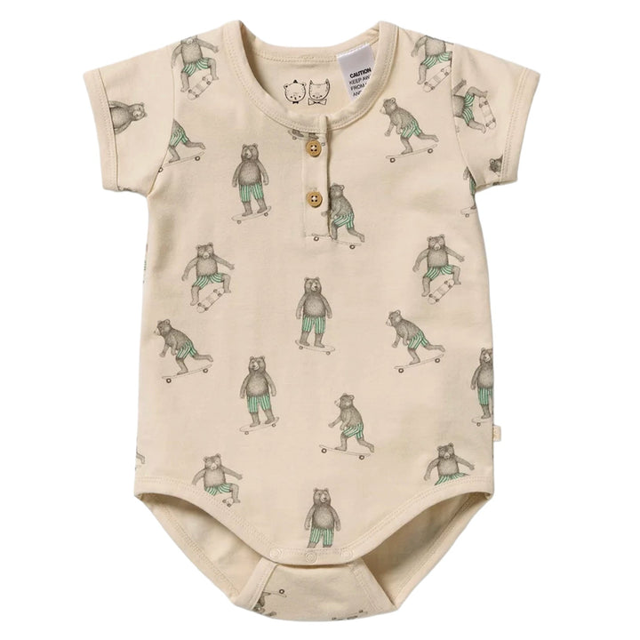 Skater Club Henley Bodysuit | Wilson & Frenchy