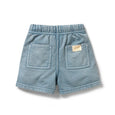 Wilson & Frenchy Light blue denim shorts on a white background