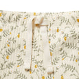 wilson & frenchy Floral-patterned fabric with a white garment on top