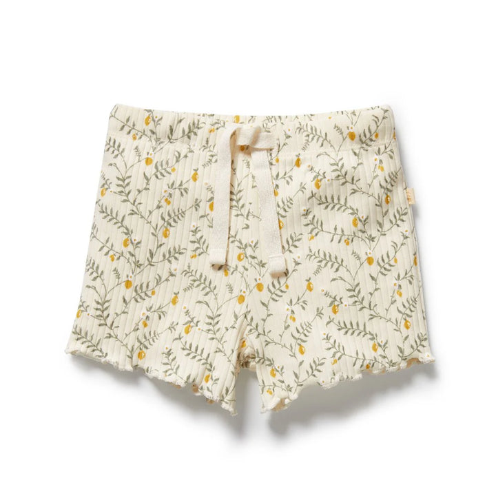 wilson & frenchy Floral patterned shorts on a white background