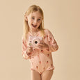 Strawberry Kisses Long Sleeved Swimsuit