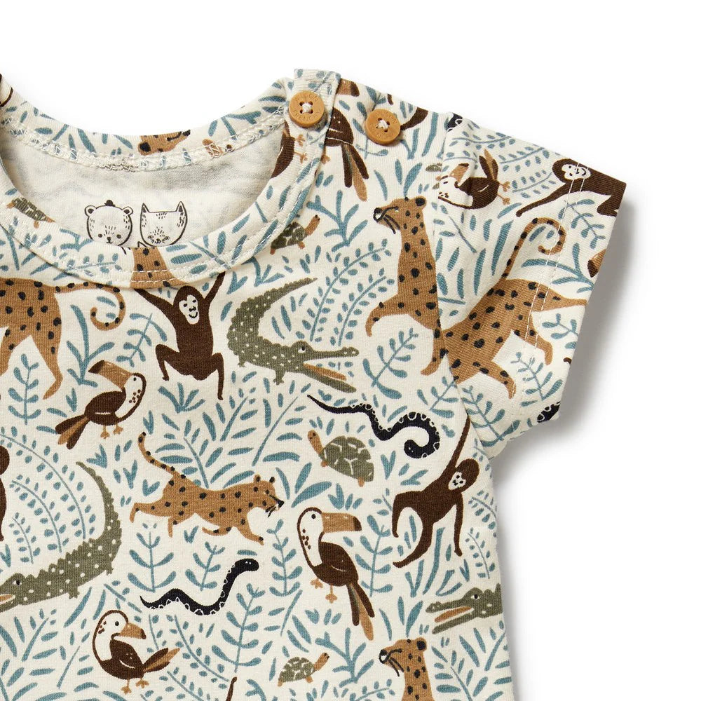 Wilson & Frenchy T-shirt with animal pattern on a white background