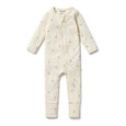 Wilson & Frenchy Baby onesie with star pattern on a white background