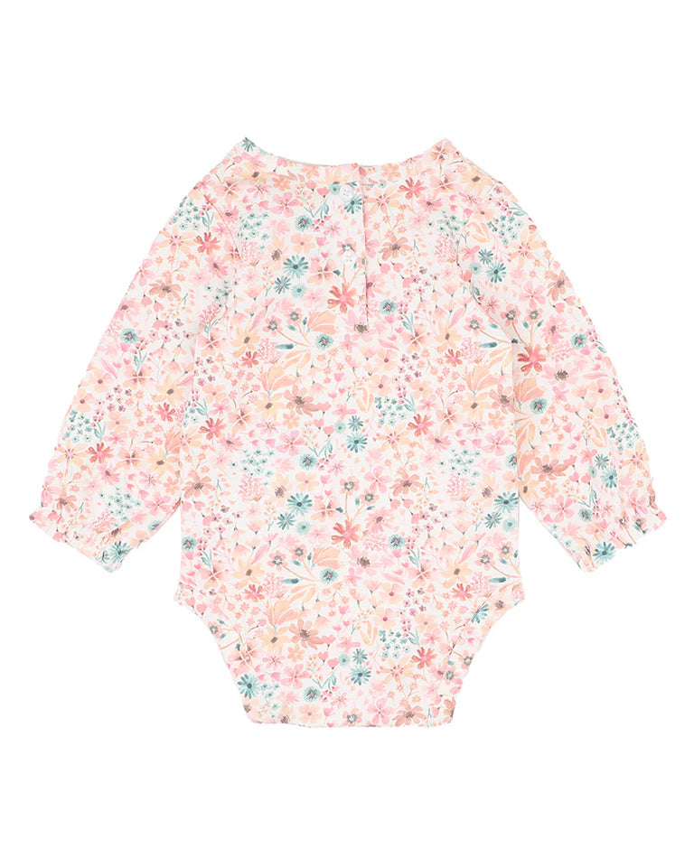 Fern Floral Organic Bodysuit