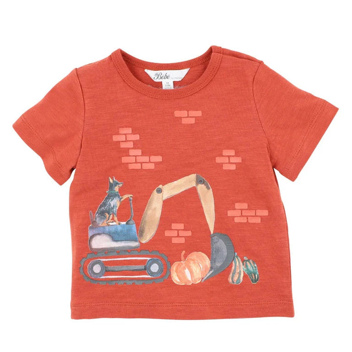 Clayton Digger Tee - Rust
