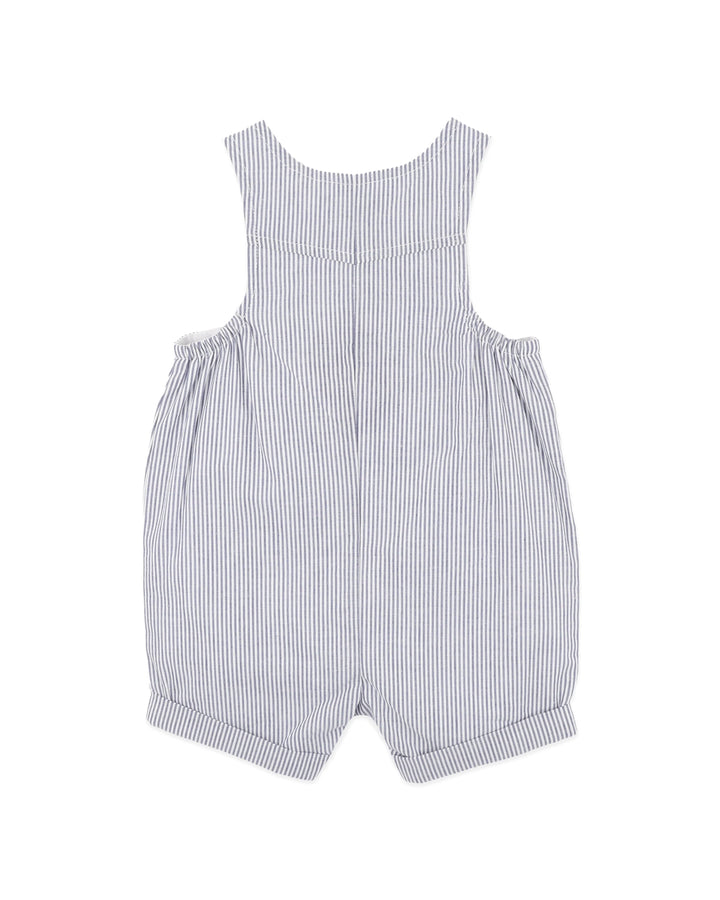 Bebe Brady Stripe Overalls - Indigo Stripe