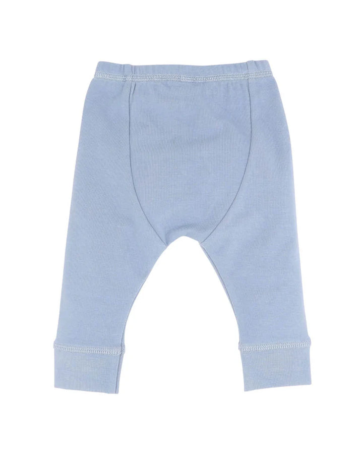 Alvin Plain Organic Leggings - Dusky Blue