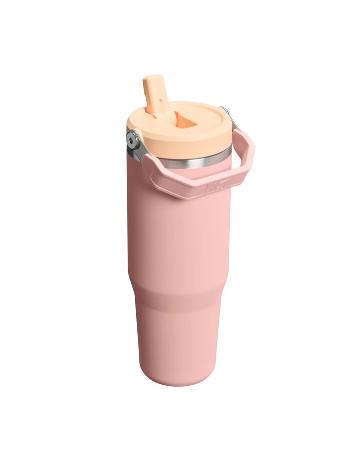 Stanley IceFlow Flip Straw 2.0 Tumbler | 30 OZ Peach Rose