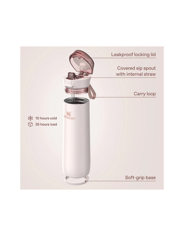 Stanley Flowstate Spring Bottle | 20 OZ Rose Quartz