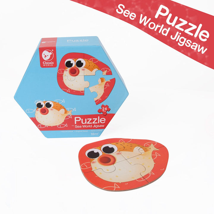 Classic world sea world jigsaw puzzle available from www.thecollectivenz.com