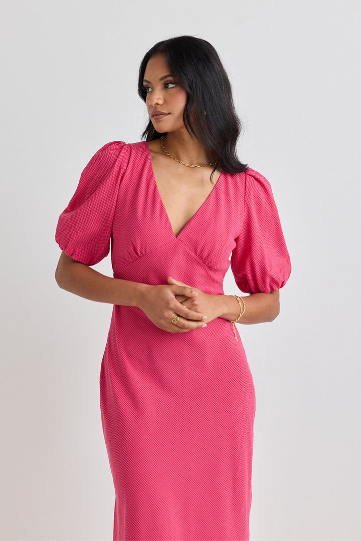 Among the brave amora gingham dress available from www.thecollectivenz.com