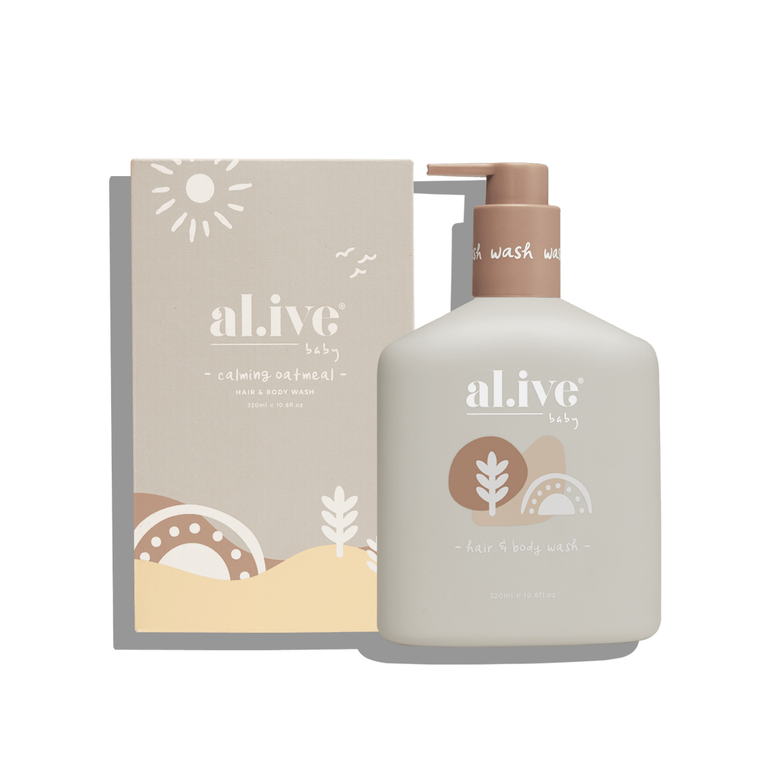Al.ive baby hair and body wash available from www.thecollectivenz.com