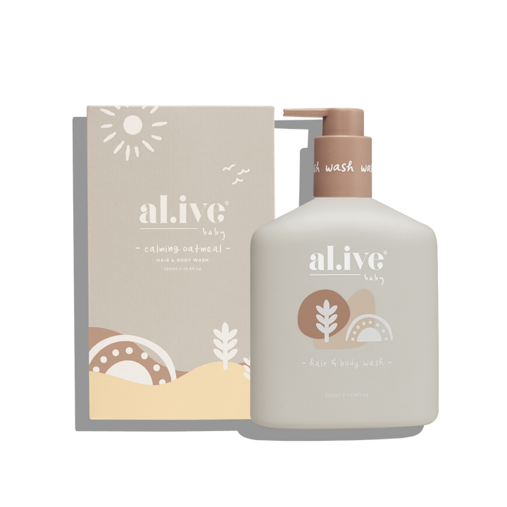 Al.ive baby hair and body wash available from www.thecollectivenz.com