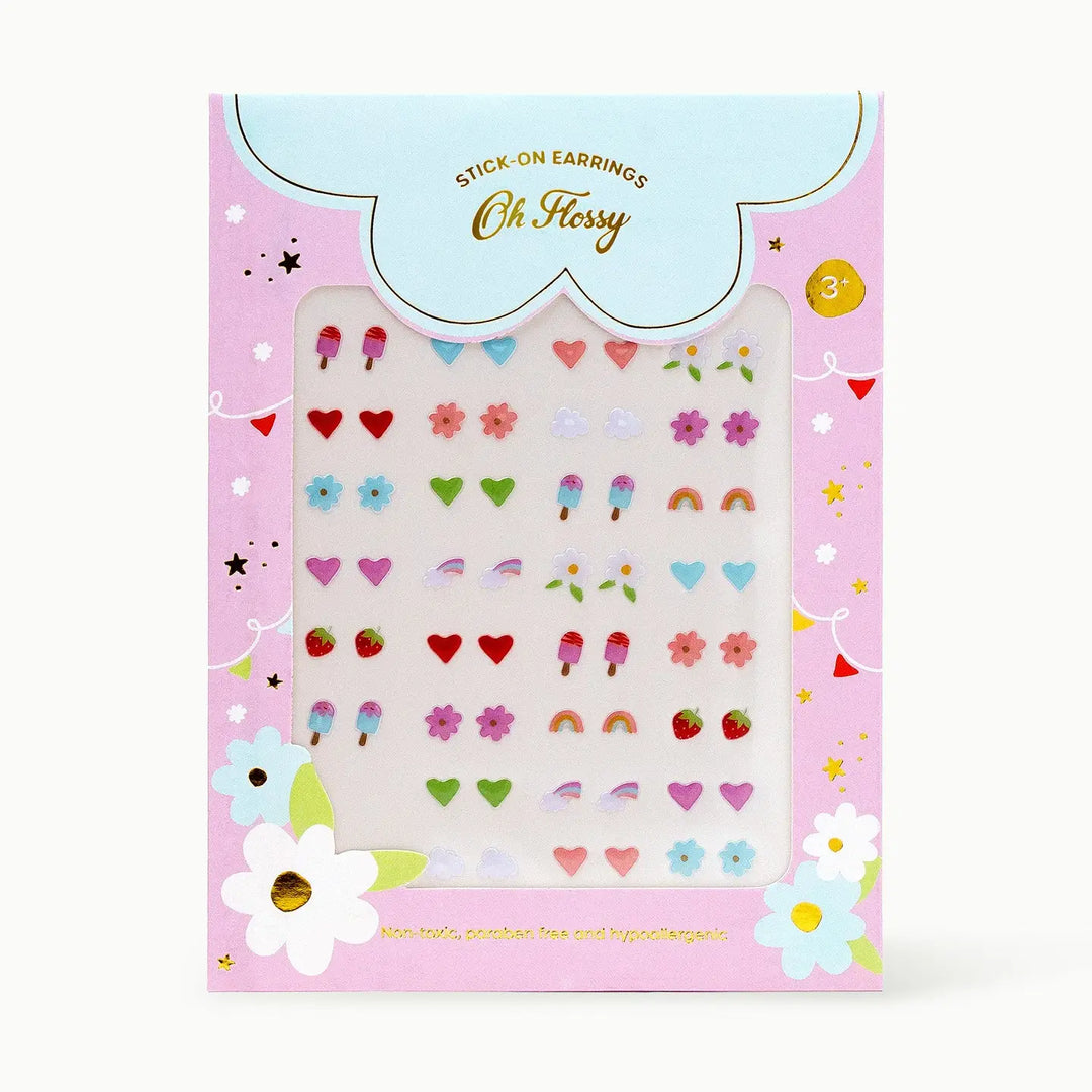 Oh Flossy - Kids Stick-on  Earrings