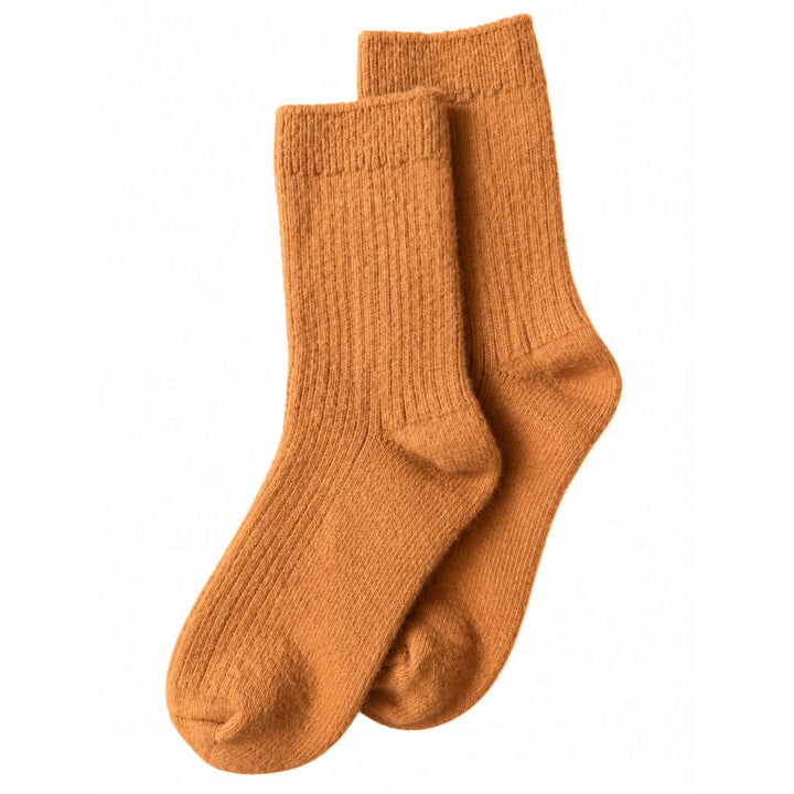 Caramel luxury rabbit/wool sock | Chaos & Company