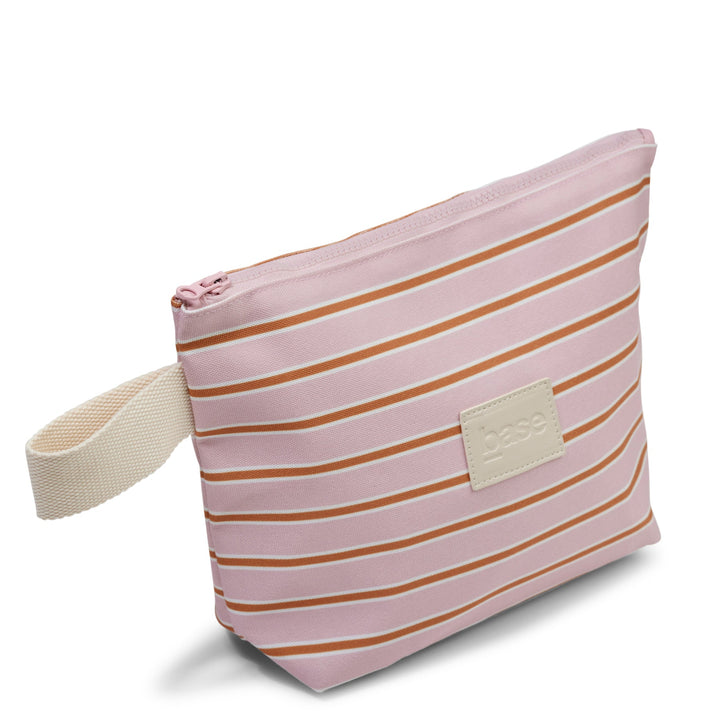 Stash base midi (coast) - Soft pink/rust stripe