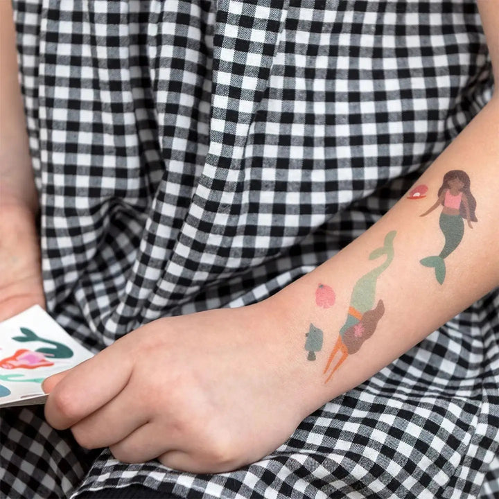 Mermaid Temporary Tattoos (2 Sheets)