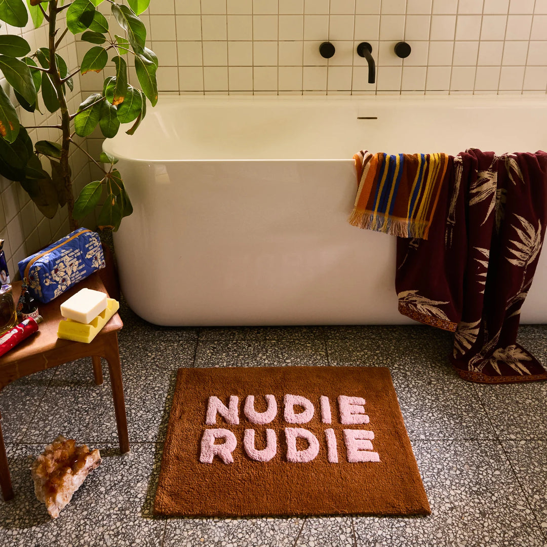 Nudie Rudie Bath Mat Mini Russet | Sage x Clare