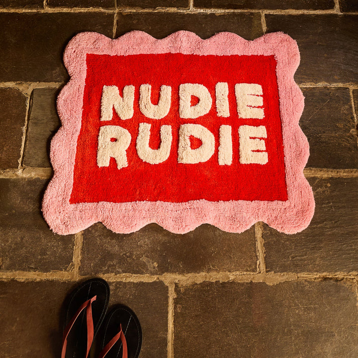 Romy Nudie Bath Mat Poppy | Sage x Clare