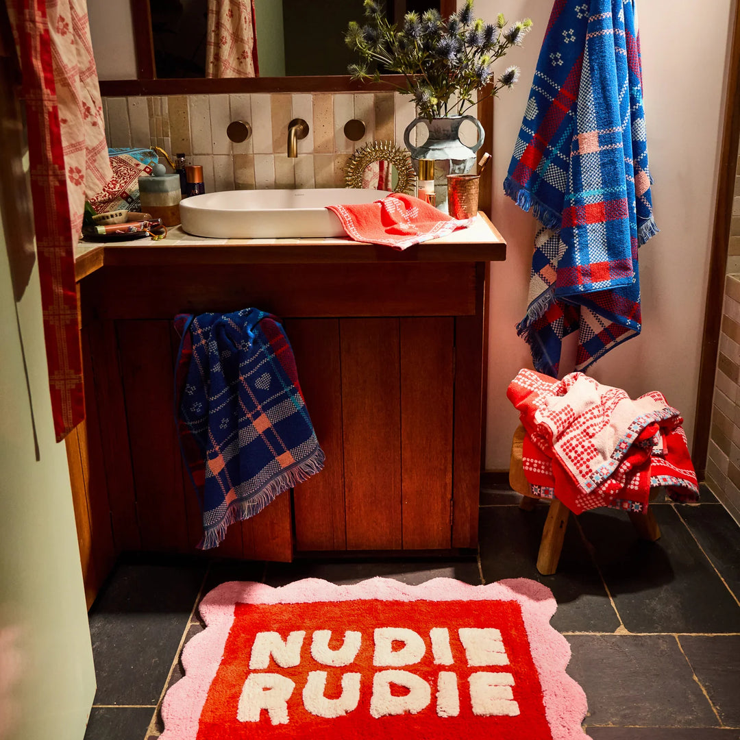 Romy Nudie Bath Mat Poppy | Sage x Clare