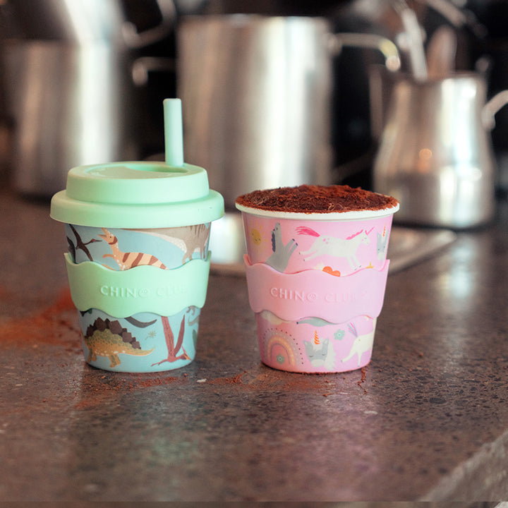 Chino Club reusable baby chino cup available from www.thecollectivenz.com