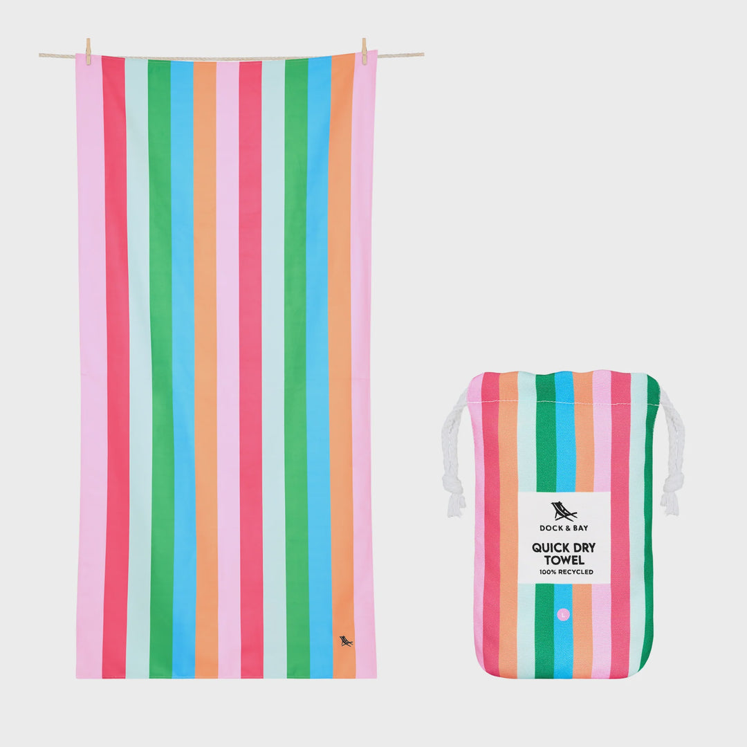 Dock & Bay Large Beach Towel Summer Collection | Tutti Frutti
