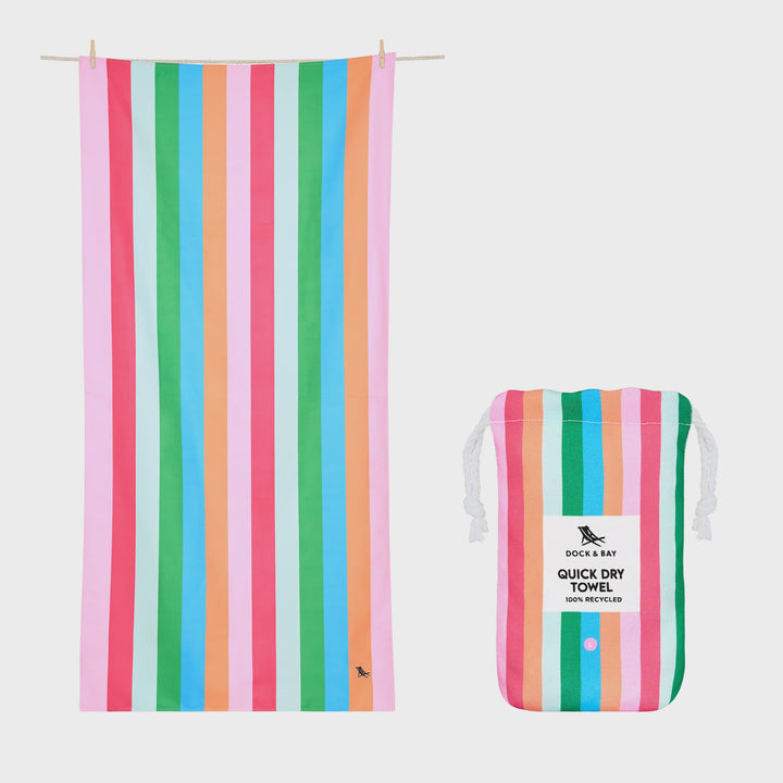 Dock & Bay Large Beach Towel Summer Collection | Tutti Frutti