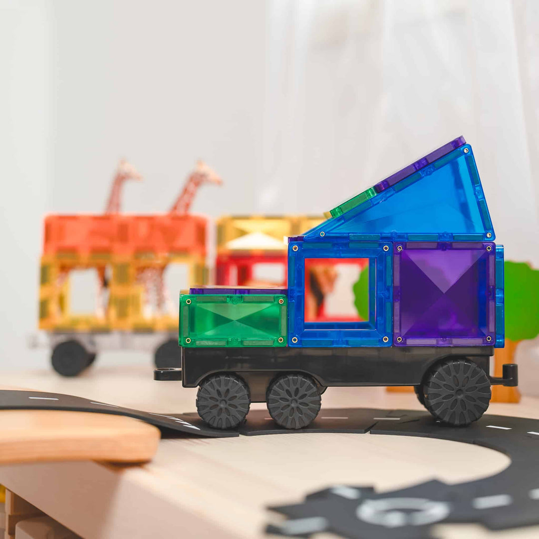 Connetix rainbow transport pack available from www.thecollectivenz.com