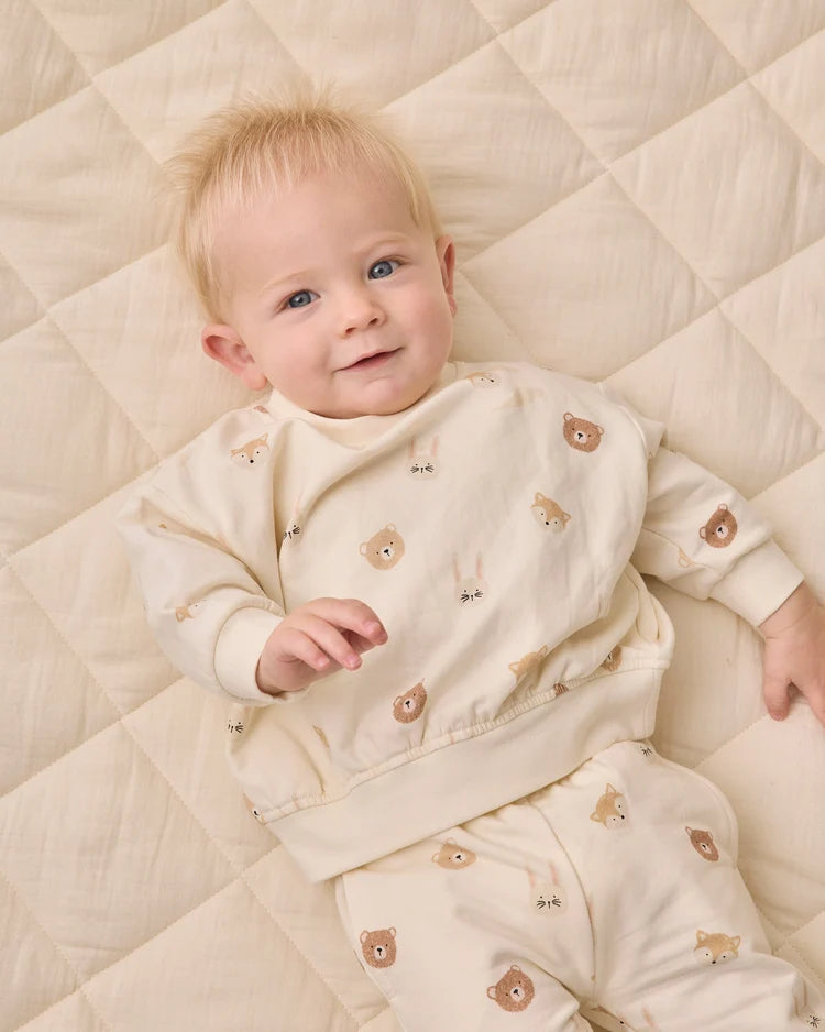 Relaxed Fleece Sweatshirt Critters | Quincy Mae