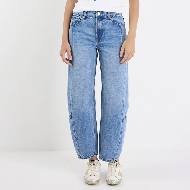 Graduate 90s Blue Non Stretch Barrel Jeans