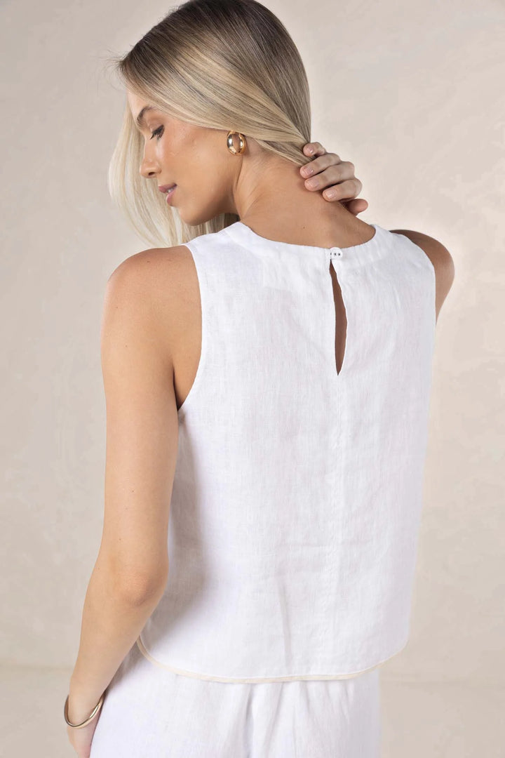 Lugano White Cream Top | Humidity