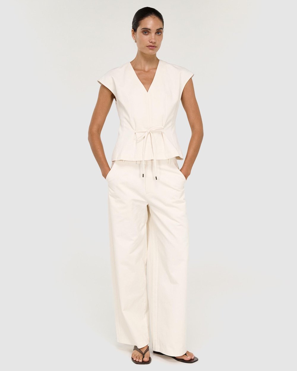 Roselle Tie front Top | Staple The Label
