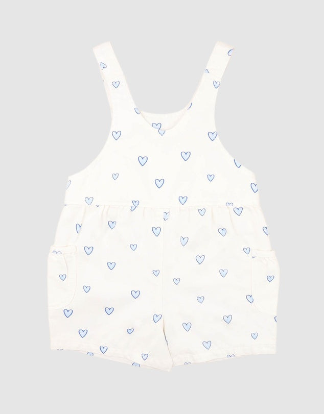 Piccolina Heart Overalls | Fox & Finch