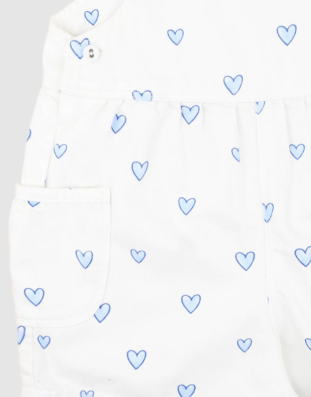 Piccolina Heart Overalls | Fox & Finch