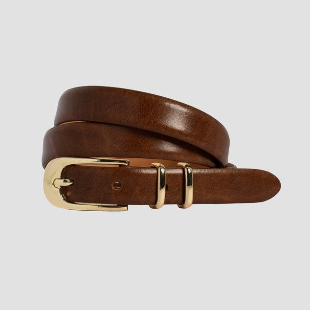 Sophia Tan Leather Belt | Loop Leather