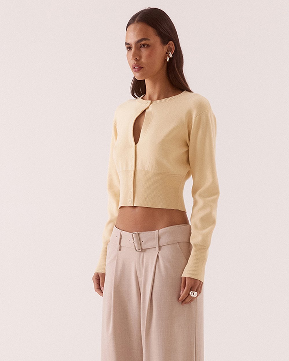 Alanı Cardigan - Custard