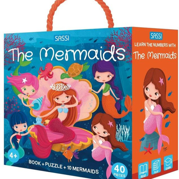 Sassi mermaid 3d book and puzzle available from wwwthecollectivenz.com