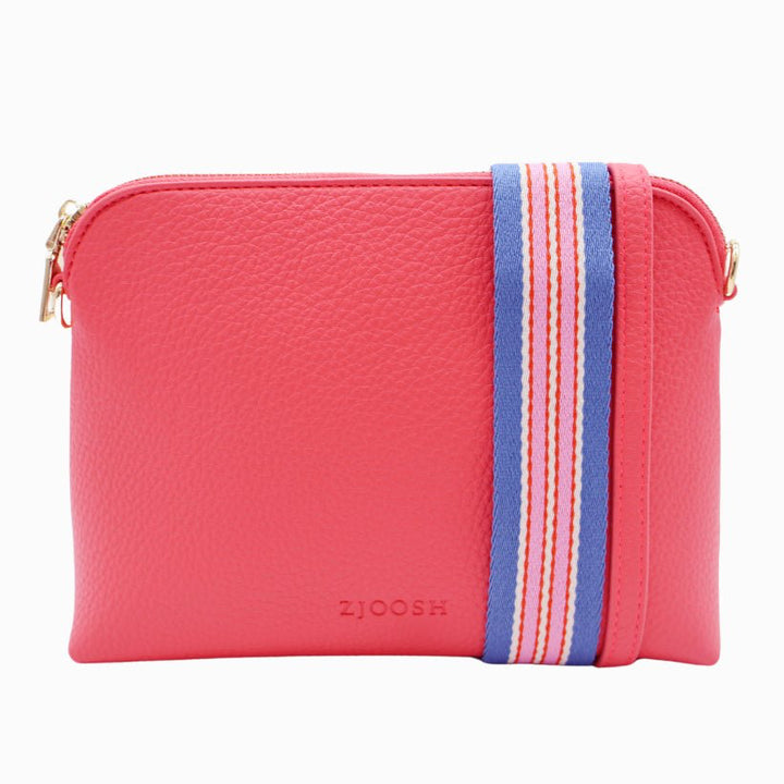 Our latest Hudson Cross Body Bag  by Zjoosh combines style and function with two removable straps Available from www.thecollectivenz.com