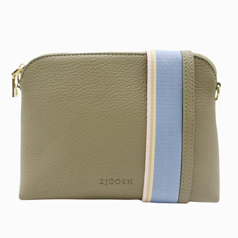 Our latest Hudson Cross Body Bag  by Zjoosh combines style and function with two removable straps Available from www.thecollectivenz.com